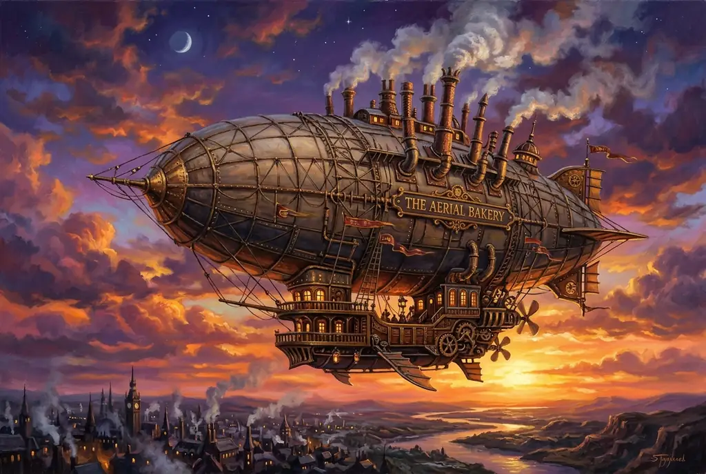 Exterior of the Luftbacker Zeppelin