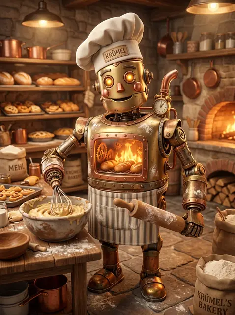 Herr Krumel the brass automaton